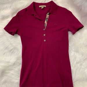 Burberry women's polo shirt